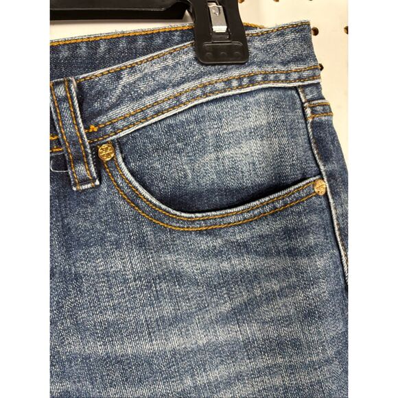 Tory Burch classic Tory boot denim jeans size 28 - Picture 11 of 16